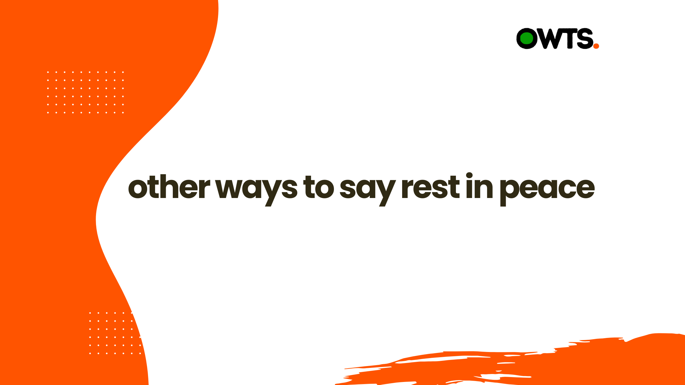 other ways to say rest in peace
